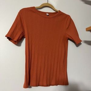 Uniqlo Orange Top